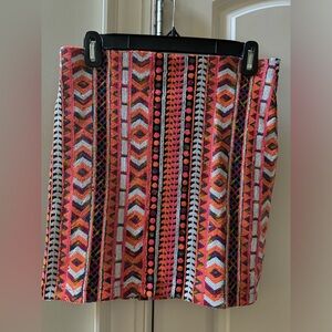 Stretchy, sequined mini